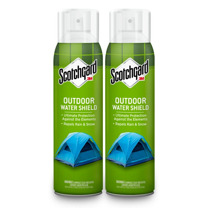 Scotchgard Outdoor Water Shield, Water Repellent Spray for Outdoor Fall and Winter Gear and Patio Furniture, Fabric Spray for Protection Against the Rainy Fall Weather, 21 Ounces (2 Cans) - Image 1