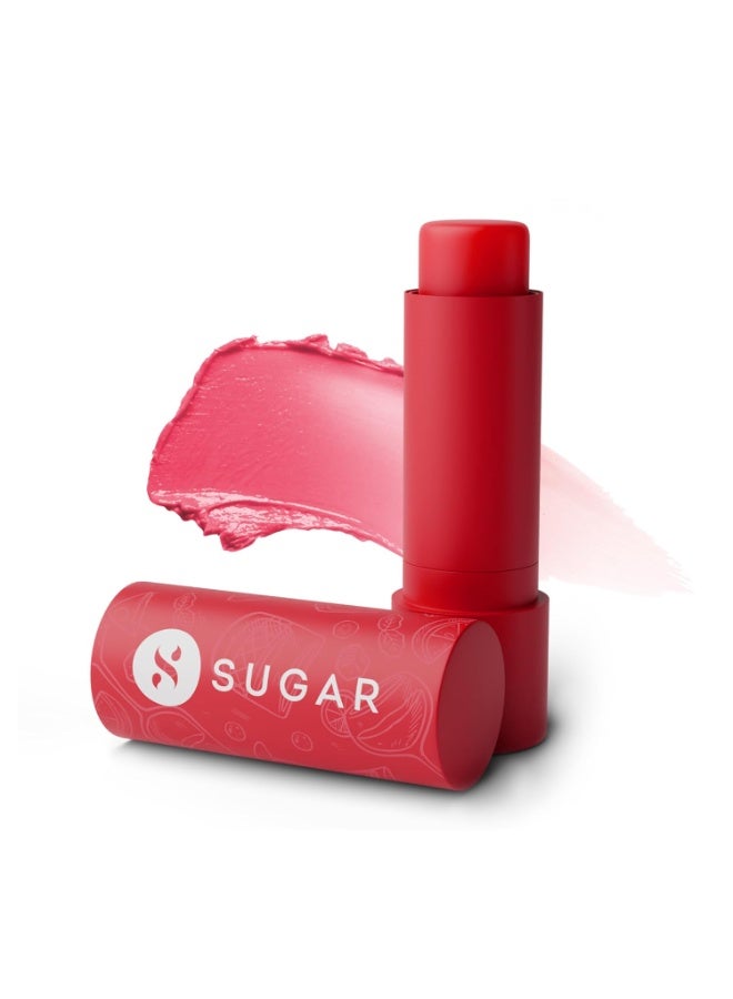 SUGAR Cosmetics Tipsy Lips Moisturing Balm with Vitamin E, Shea Butter and Jojoba Oil | Tinted Lip Balm with SPF | Lip Protection & Nourishment | 4.5gm - 02 Cosmopolitan - Image 1