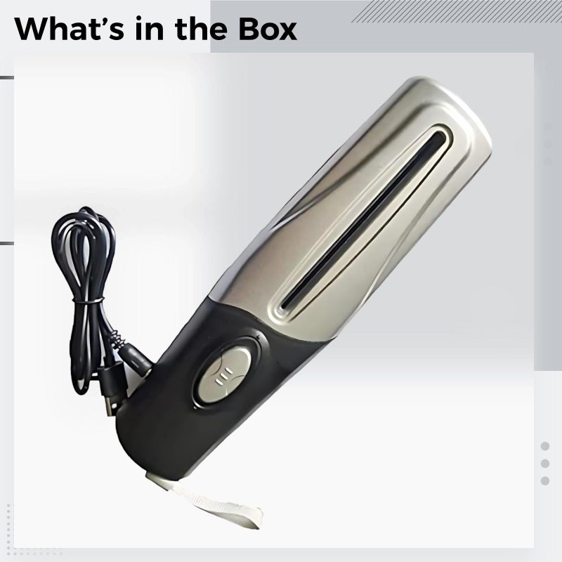 مُدَمِّرُ الوثائق الكهربائي USB A6، قطع 6 مم، يعمل بالبطارية، للمنزل والمكتب والسفر - Image 5