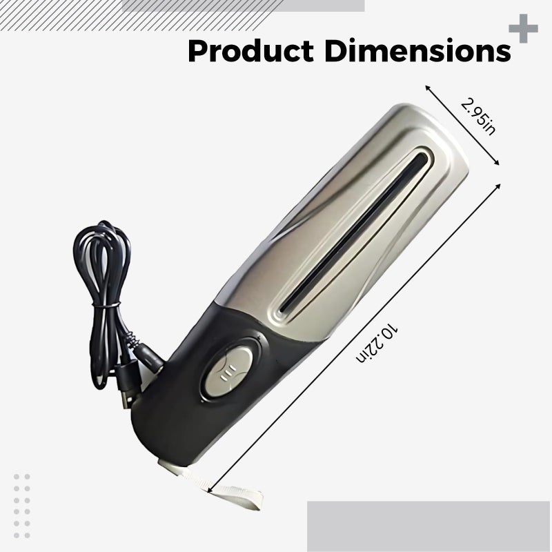 مُدَمِّرُ الوثائق الكهربائي USB A6، قطع 6 مم، يعمل بالبطارية، للمنزل والمكتب والسفر - Image 4
