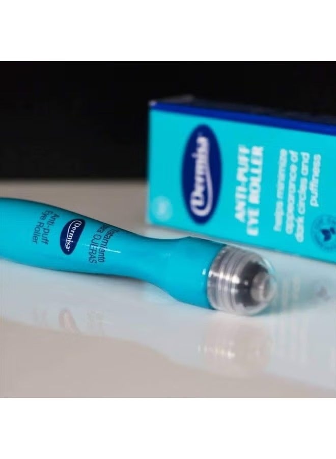 ديرميسا رولر العين للتورم - علاج سيروم دوائر داكنة تحت العين مع الكافيين والنعناع لبشرة مشرقة وصحية - خالي من البارابين والعطور والأصباغ والزيوت - صنع في الولايات المتحدة - عبوة من 1 - Image 2