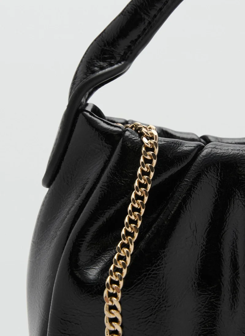 MANGO Quilted Chain Bag