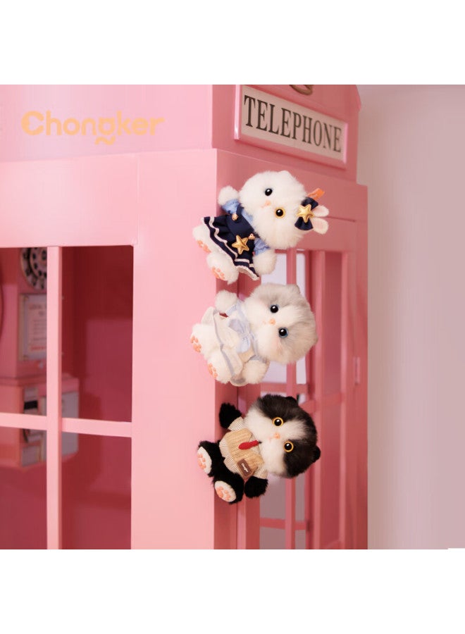 Chongker Chongke Cat Plush Toy Keychain Magnet Pendant Mbti Birthday New Year Gift - Ragdoll Cat - Image 3