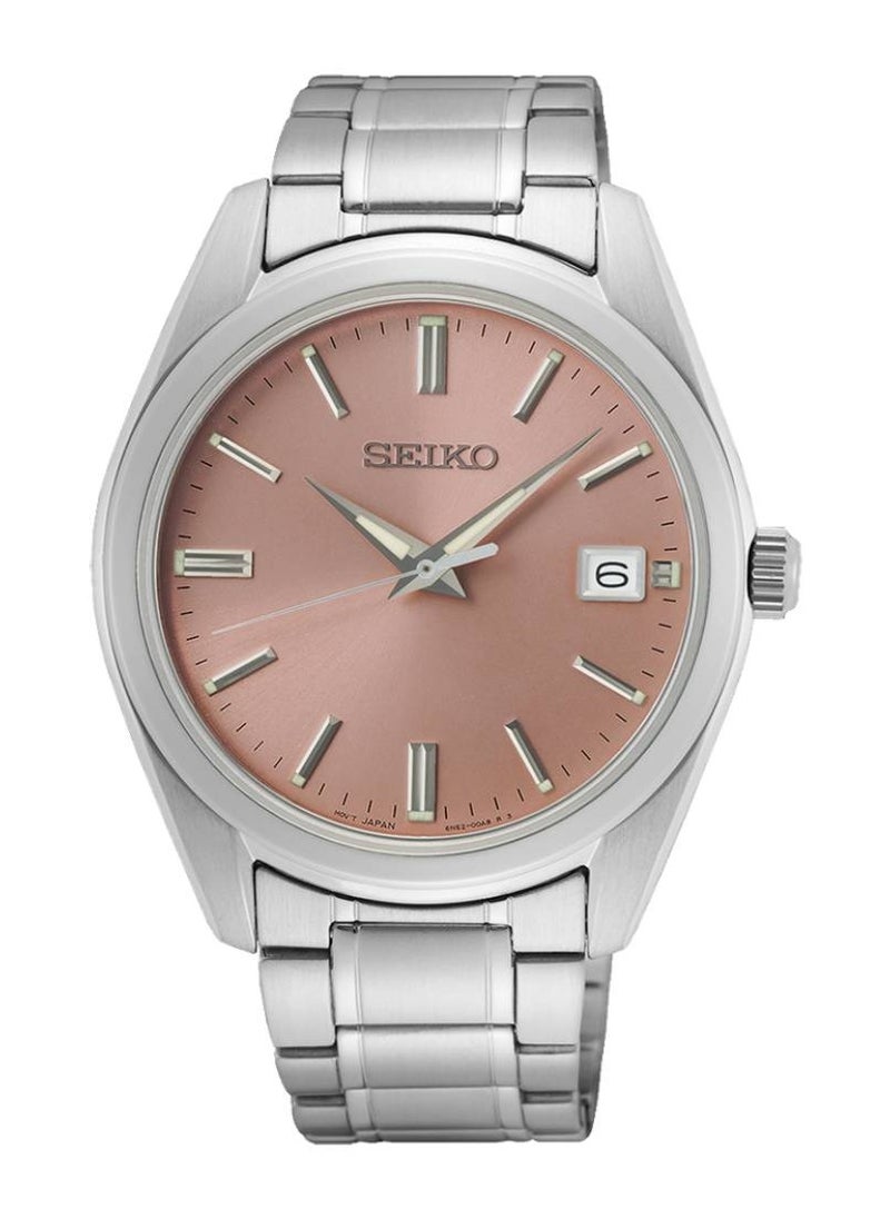 Seiko - Quartz Analog Stainless Steel Men's Watch SUR523P1 - Image 1