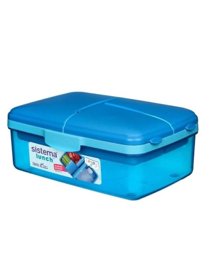 Sistema Lunch Box Lunch Slimline Quaddie 1.5 L BPA Free - Image 1