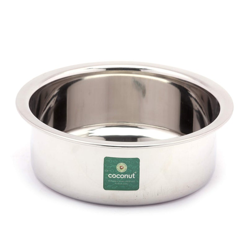 Coconut Stainless Steel (Heavy Guage) Nano Tope - Cook N Serveware-1 Unit - Capacity - 1200 ML - Image 1