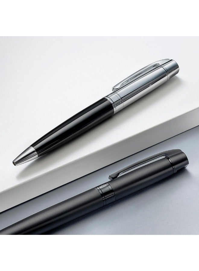 شيفر قلم حبر جاف شيفر 300 9314، أسود لامع وكروم مع حواف مطلية بالكروم | مجموعات هدايا أقلام فاخرة - Image 3