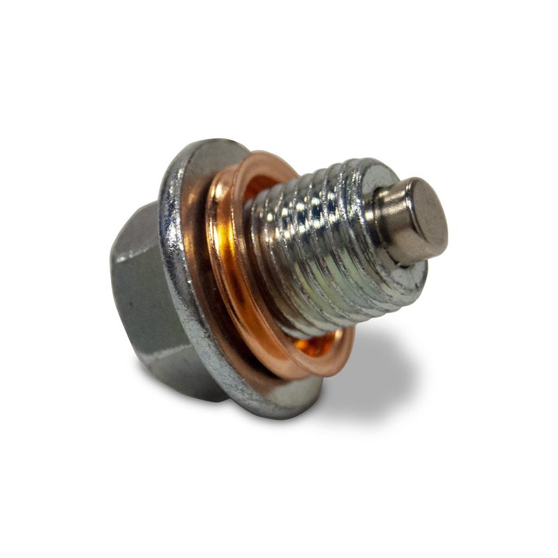 Autoacc Magnetic Oil Drain Plug with Copper Crush Washer Compatible with Nissan Rogue Altima Sentra Kicks Murano Frontier Pathfinder Versa Titan Armada Maxima NV Leaf Cube Xterra Quest Juke Upgrade