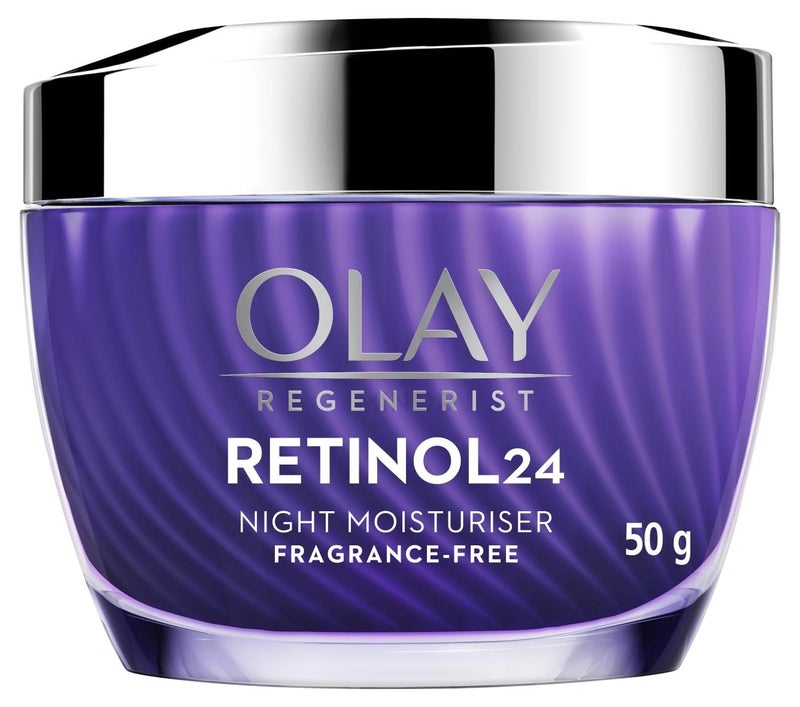Olay Regenerist Retinol 24 Night Cream l Renews and Resurfaces Skin Overnight l No Redness or Irritation  Fragrance Free l Normal Oily Dry and Combination Skin l 50g - Image 1