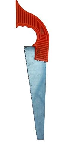 GENERIC 12 inch HandsawHacksaw or RIPSAW For Craftsmen and DIY To Cut All Types Of Wood size 12 inch 1 foot 30 cm orange handle - Image 1