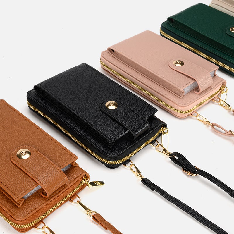 2023 New Mobile Phone Bag Shoulder Solid Color Simple Slung Small Bag Korean Large Capacity Women'S Bag - Image 5