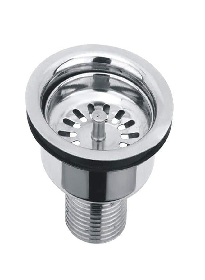 DALVIX 304 Grade Stainless Steel Single Bowl And Waste Coupling for Kitchen Sink - Image 1
