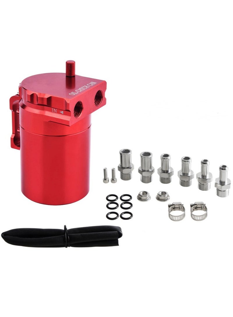 Loquat Universal Car Oil Catch Can Kit Reservoir Tank - Image 2