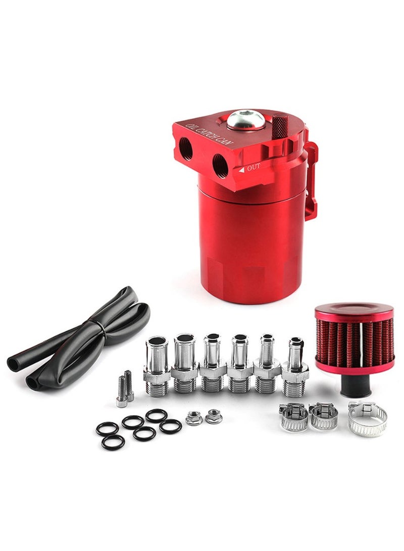 Loquat Universal Car Oil Catch Can Kit Reservoir Tank - Image 1
