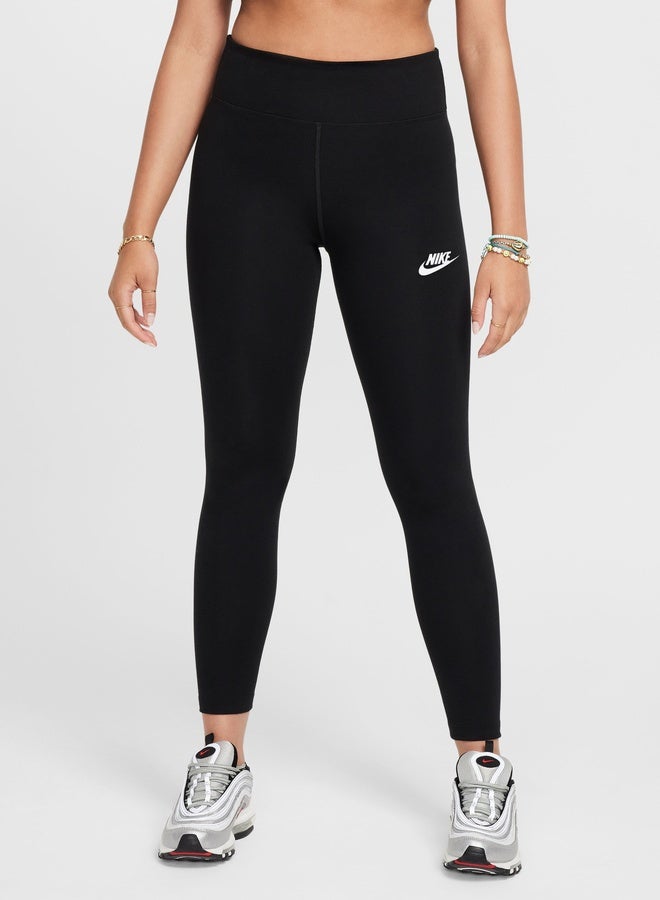 Nike Girls’ Nike Sportswear Classic High-Rise Tight – Lightweight - Image 1