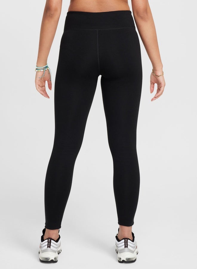 Nike Girls’ Nike Sportswear Classic High-Rise Tight – Lightweight - Image 2