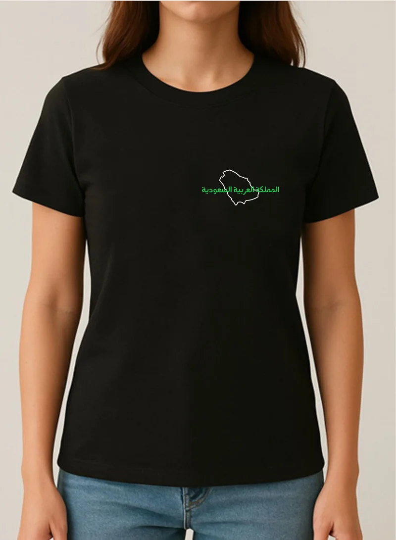 LOWHA Cotton T-Shirt for Saudi National Day or Everyday Saudi Pride Wear for Women & Men