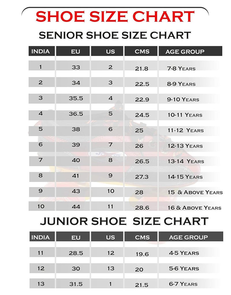 jaspo unisex Drift Pro Shoe Skate Combo(Shoe Skates+ Helmet+Knee+Elbow+Wrist+Bag) (SIZE-11 UK Junior (Age 4-5 yrs), Drift PRO), speed wheel, Black And Yellow - Image 3