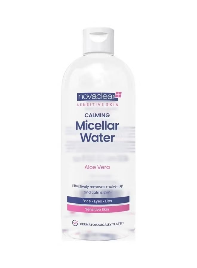 Novaclear Micellar Water Sensitive Skin Calming White 400ml – Gentle Cleanser for Sensitive & Irritated Skin