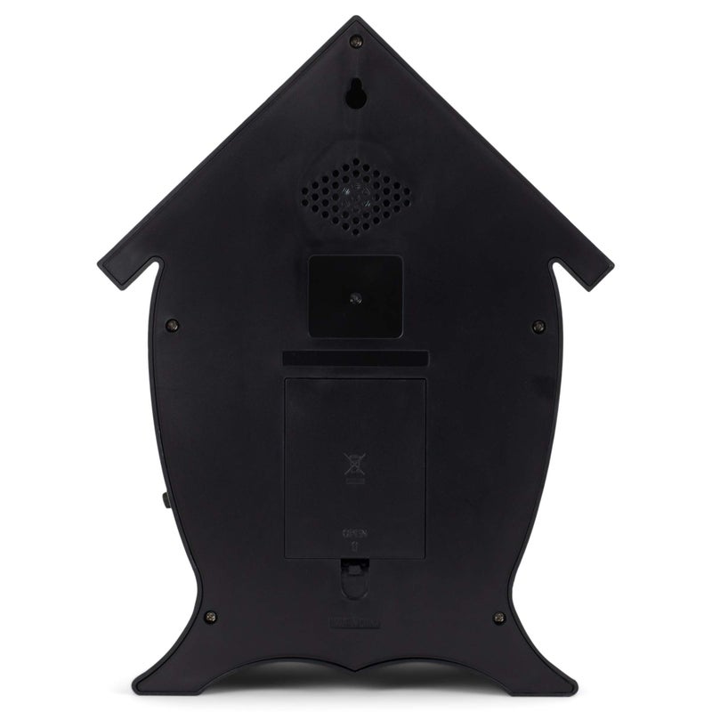 Mark Feldstein & Associates Mark Feldstein Snowy Cabin Singing Cardinal Tabletop Wall Sound Christmas Cuckoo Clock 14x10 - Image 4