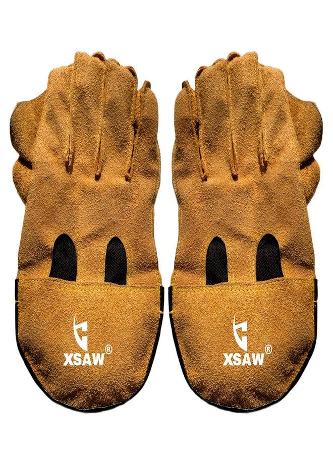 قفازات حراسة المرمى من XSAW للرجال (25 عامًا فأكثر) - قفازات كريكيت صفراء، متينة ومريحة، معدات احترافية لحراسة المرمى للتدريب والمباريات وجلسات التدريب - Image 3