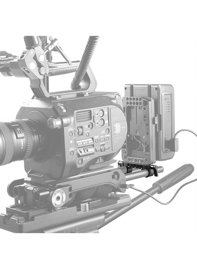 SmallRig Super Lightweight 15mm Railblock, 15mm Rod Clamp with 1/4"-20 Thread for Sony for Canon and Other 15mm DSLR Camera Rig Shoulder Support Rail System - 942 - Image 2