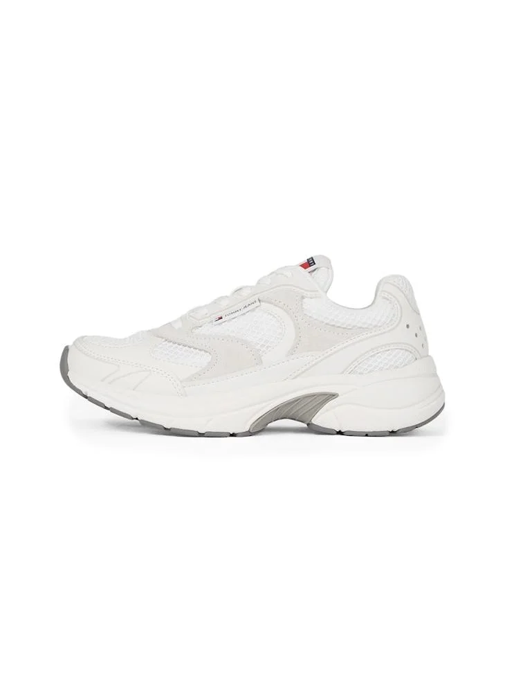 تومي جينز Logo Detail Lace Up Low Top Sneakers