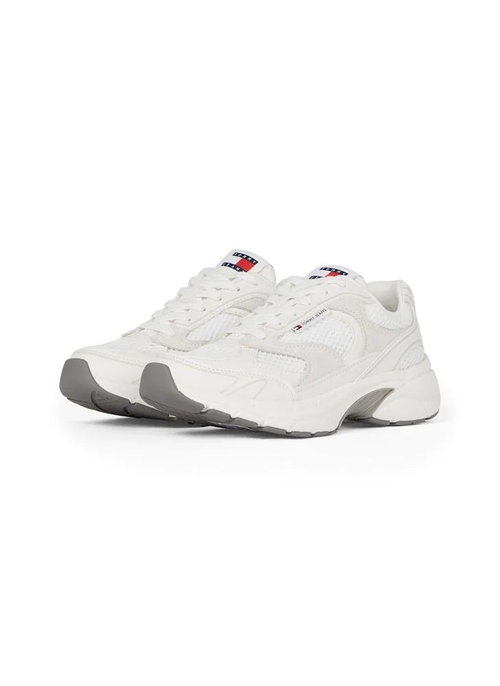 تومي جينز Logo Detail Lace Up Low Top Sneakers