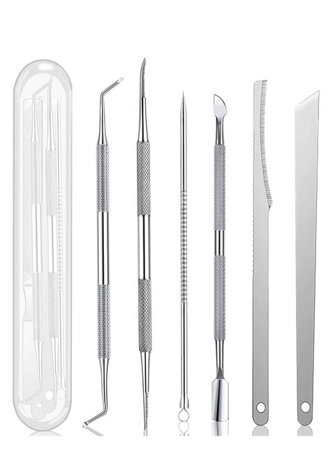 Ingrown Toenails Pedicure Tool Kit Nail Treatment Care Stainless Steel Ingrown Toenail Repair Tools Surgical Grade Ingrown Toe Nail File Pedicure Manicure Pain Relief Tools (7 Pieces)