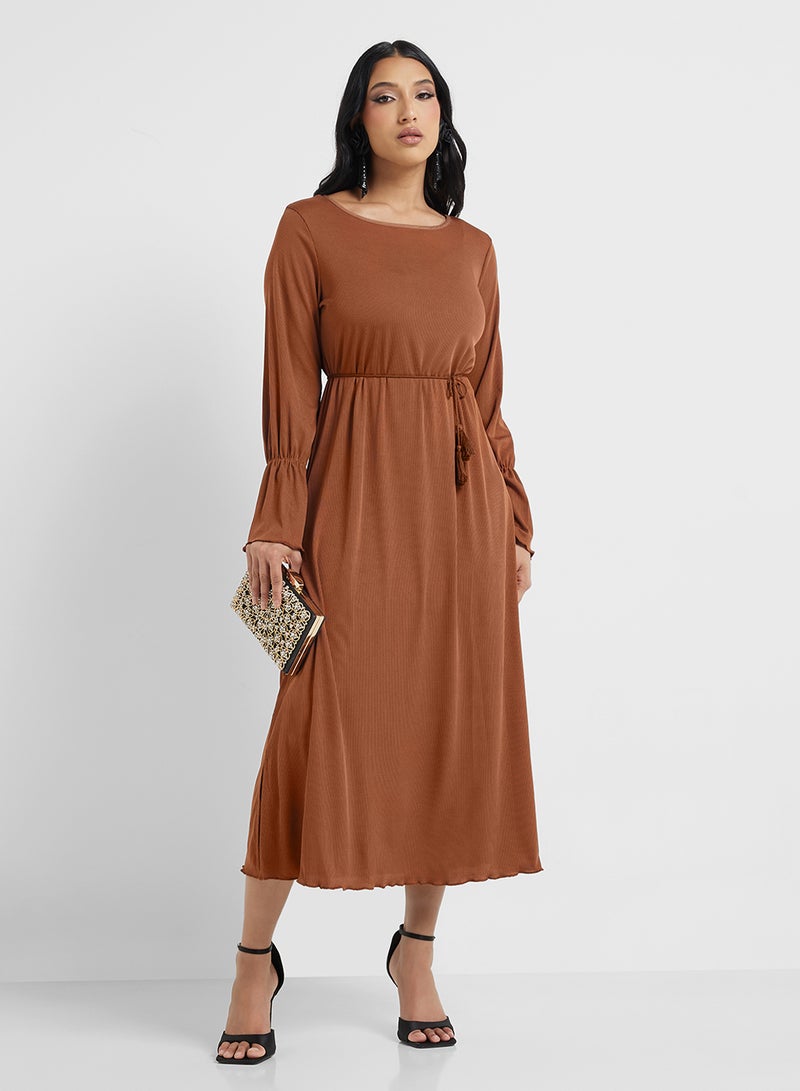 Khizana Puff Sleeved Dress - Image 1