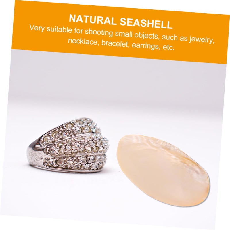 3pcs Natural Seashells for Jewelry Display Necklace Bracelet Photography Props - Image 5