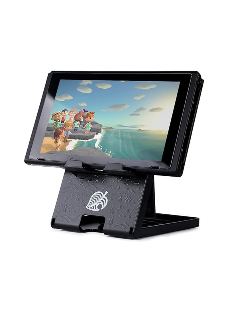 Switch Stand for Nintendo, for Animal Crossing Switch Holder, Adjustable Switch Lite Compact Portable Foldable Stand for Nintendo Switch Accessories (Black) - Image 1