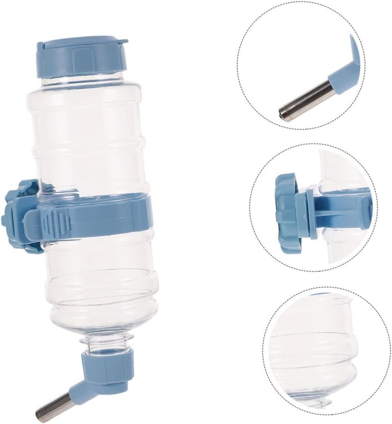 FRCOLOR 2pcs Automatic Hamster Feeder Rolling Design Hanging Pet Water Bottle for Bunnies and Small Animals Leak Easy to Use for Hamsters Gerbils and Small - Image 2