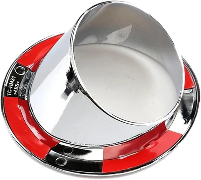 Hummer H2 2003 2009 Fuel Door Bezel Cap Trim Moulding Cover Black - Image 4