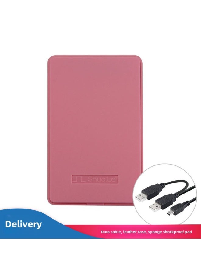 Generic Old-style Ide Dual-row 40 Pin Interface 2.5-inch Laptop External Mobile Hard Drive Case Digital Computer/mobile Hard Drive Box-Color:SL-U25Q7-IDE Pink  - Image 1