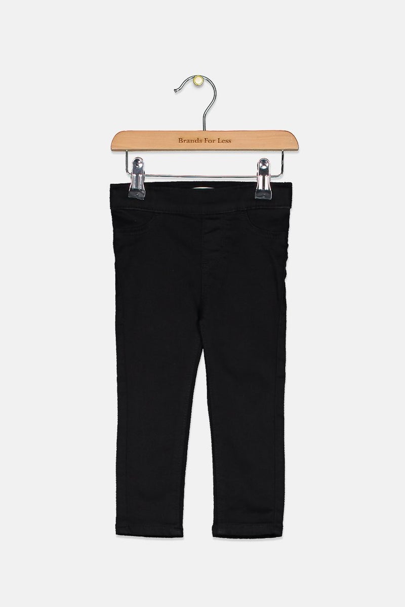 Levi's Toddler Girls Stretch Pull,On Jeggings, Black  - Image 1
