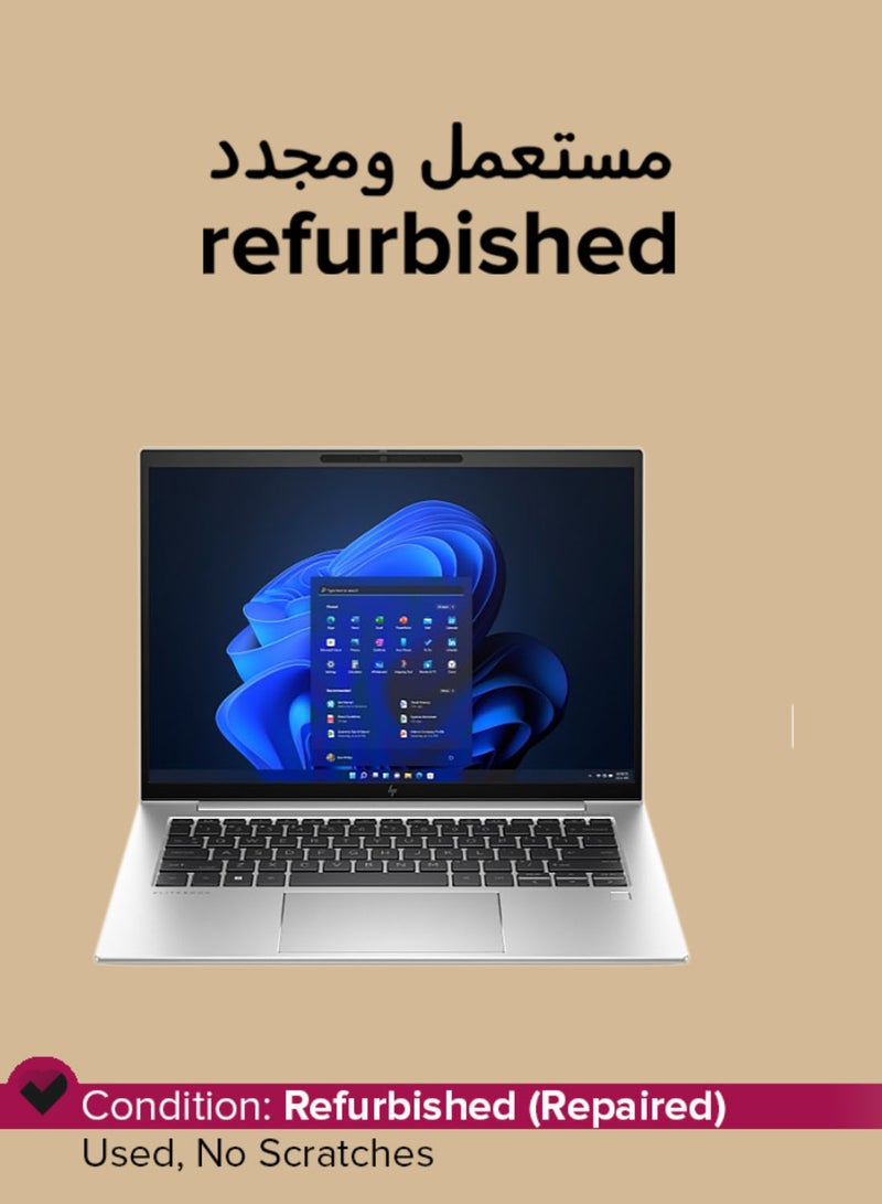 HP Refurbished - EliteBook 840 G10 With 14-Inch Display,Intel Core i7 Processor/13th Gen/10-Core/32GB RAM/512GB SSD/Intel UHD Graphics/Windows 11 Pro English silver - Image 1