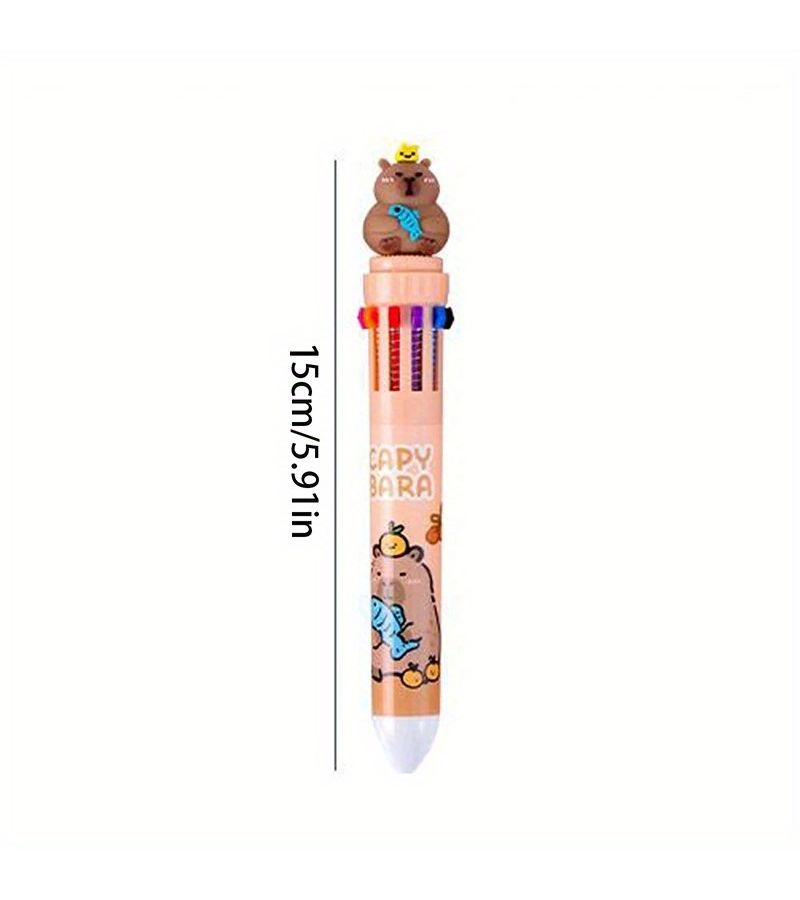 32pcs Capybara Ballpoint Pen Set 10 Colors 4 Cute Styles School Office Gift - Image 3