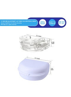SMILEKIT Anti-Snoring Equipment，New Customizable Snoring Reduction Mouthpiece，Snoring Reduction Aid For Men And Women，The Most Comfortable And Adjustable Oral Equipment，Adjustable With Scale  - Image 5