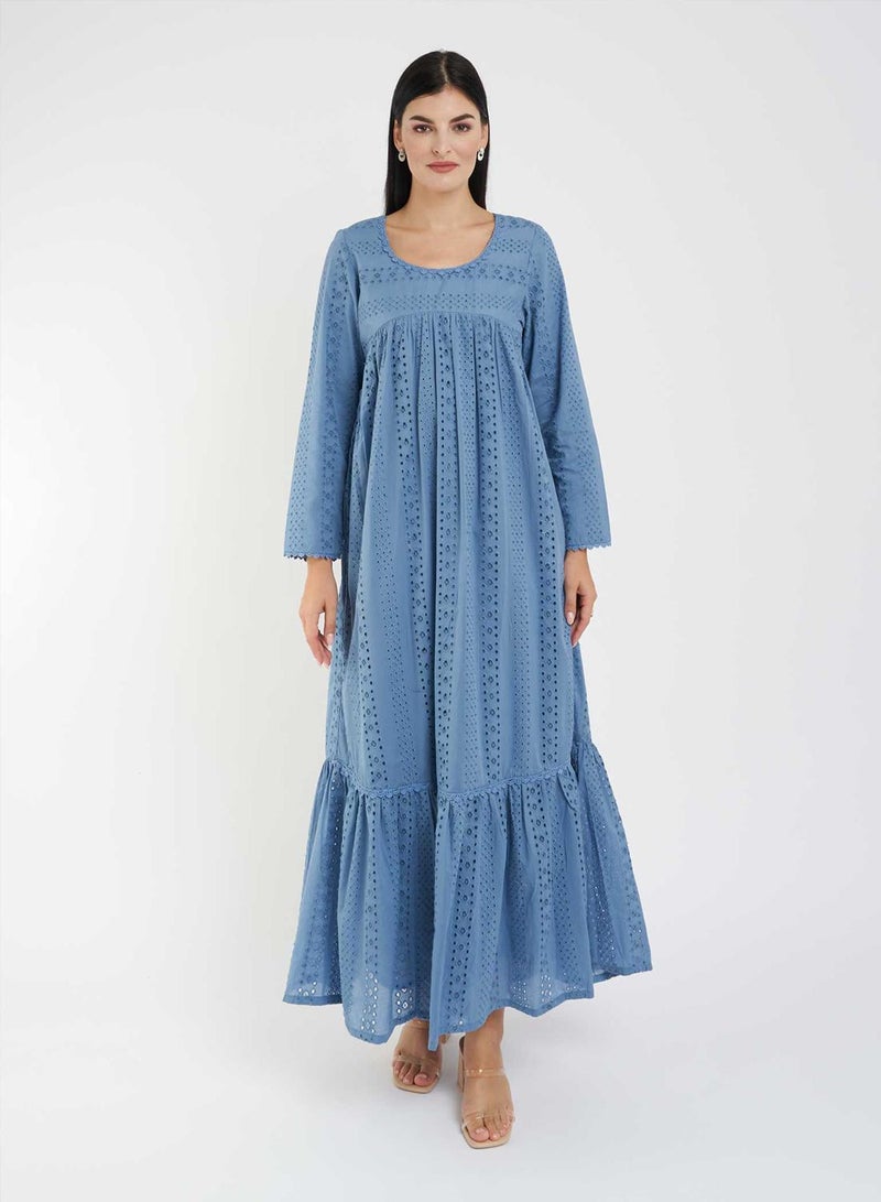 كشخة جلابية قطن شيفلي - Image 1