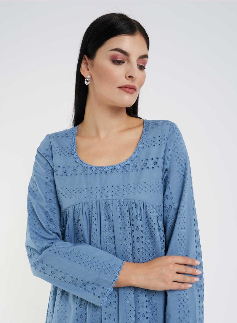 كشخة جلابية قطن شيفلي - Image 4