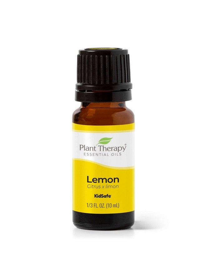 Plant Therapy Lemon Essential Oil for Diffusing, 10 mL (1/3 oz) 100% Pure, Undiluted, Natural Aromatherapy, Lemon Oil for Skin, Lemon Oil for Cleansing, Energizing & Uplifting, Therapeutic Grade - Image 1