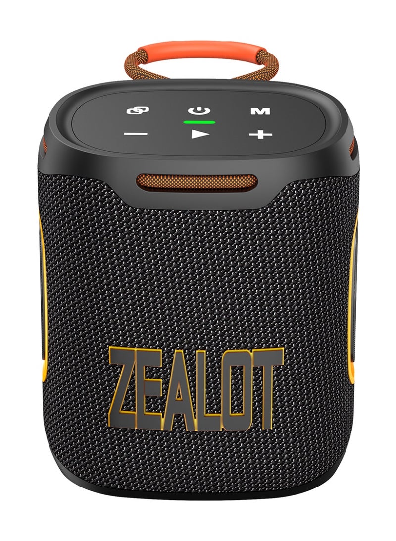 Zealot سماعة بلوتوث ZEALOT S122 25W مقاومة للماء IPX5 محمولة في الهواء الطلق ستيريو سوب ووفر قوي مع صوت عميق HiFi بطارية 6000mAh لوقت تشغيل يصل إلى 30 ساعة للمنزل/السيارة/الشاطئ/المسبح متوافقة مع الهاتف/الكمبيوتر اللوحي/الكمبيوتر/التلفاز/اللاب توب - Image 3