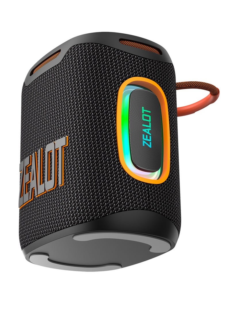 Zealot سماعة بلوتوث ZEALOT S122 25W مقاومة للماء IPX5 محمولة في الهواء الطلق ستيريو سوب ووفر قوي مع صوت عميق HiFi بطارية 6000mAh لوقت تشغيل يصل إلى 30 ساعة للمنزل/السيارة/الشاطئ/المسبح متوافقة مع الهاتف/الكمبيوتر اللوحي/الكمبيوتر/التلفاز/اللاب توب - Image 4