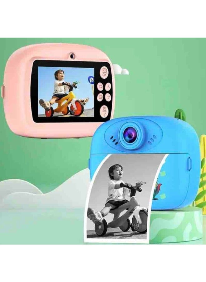 Kids Camera Instant Print,2.5K Digital Video Instant Print Camera for Kids, Selfie Toddler Cameras Print Paper - Image 1
