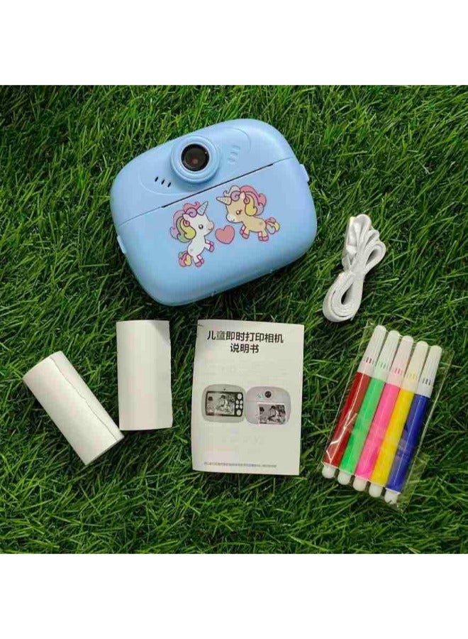 Kids Camera Instant Print,2.5K Digital Video Instant Print Camera for Kids, Selfie Toddler Cameras Print Paper - Image 3