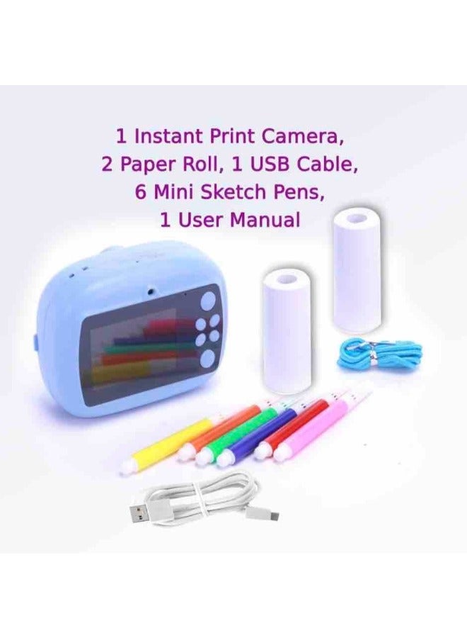 Kids Camera Instant Print,2.5K Digital Video Instant Print Camera for Kids, Selfie Toddler Cameras Print Paper - Image 5