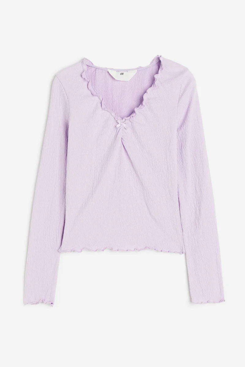 اتش اند ام Youth Crinkle Top
