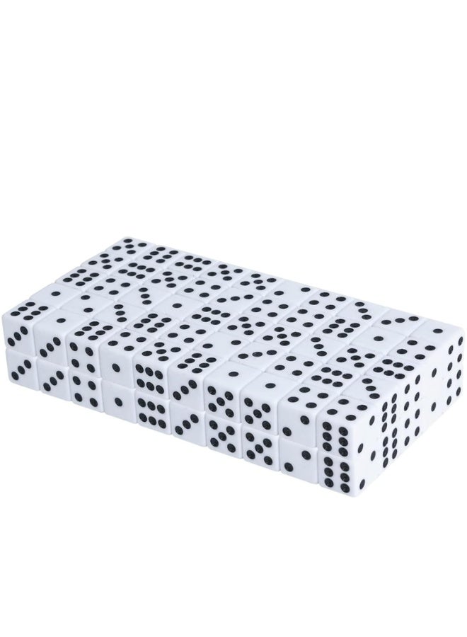 100PCS Six Sided Dice Great for Board Games, Games & Tabletop RPG (Color : black) - Image 1