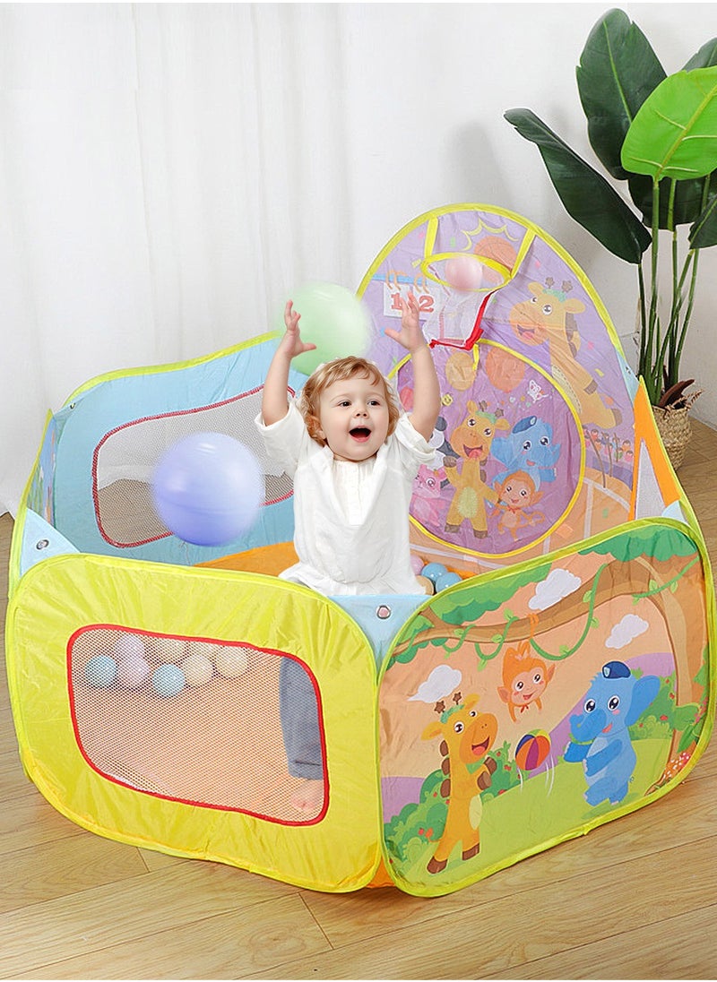 Sharpdo Kids Ball Pit Pool Play Tent, Toy Ball Play Pool Foldable Play Tent for Kids Toddlers Girls Boys Indoor and Outdoor, Balls Not Included.  - Image 3